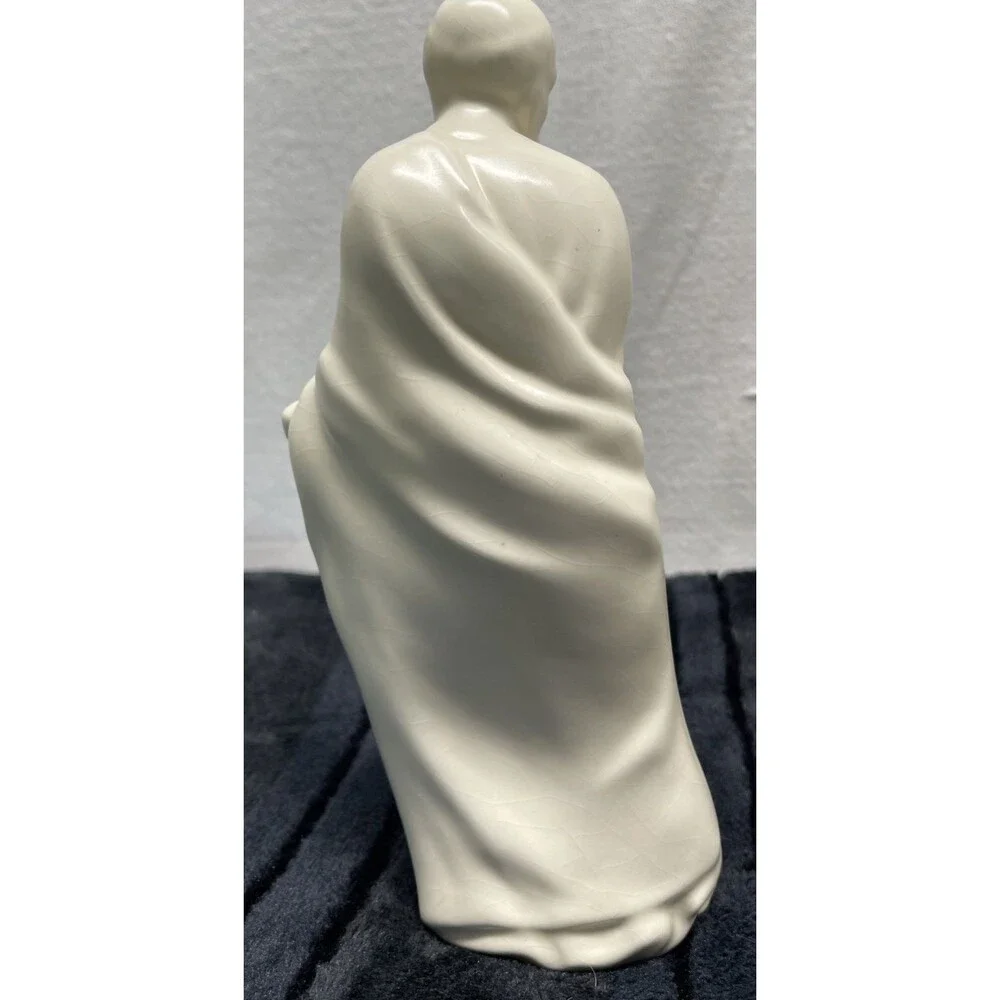 Vintage Set Holland Mold Ceramic Holy Family Figurines Mary Joseph Baby Jesus